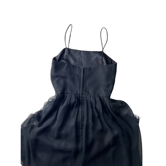 Vintage Miss Ellietie California Little Black Dress Sleeveless Fit Flare Size 6 - Picture 8 of 15